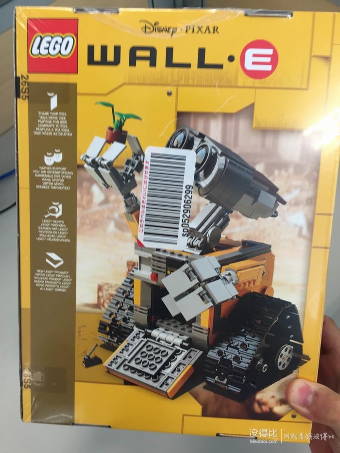 多图开箱!lego乐高 21303《walle》瓦力 开箱 组装