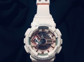 Casio G-shock 少女心炸裂的樱花粉手表