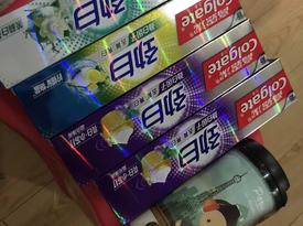 囤牙膏送泰迪水杯，感覺可以用半年啦