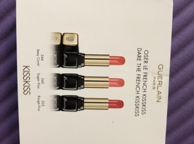 Guerlain嬌蘭KissKiss 迷你口紅三支套裝