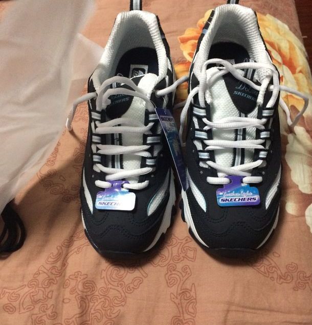 618购物晒单美亚直邮到手斯凯奇经典款开箱晒单