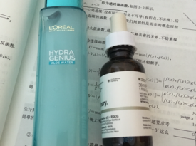 歐萊雅蘆薈補濕水和the ordinary咖啡因