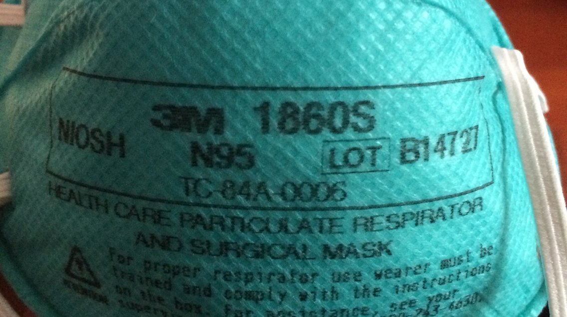 晒一下 美亚买的3m1860s口罩