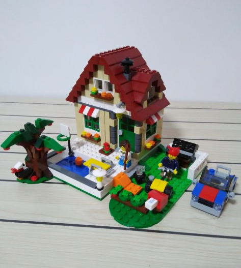 lego乐高 创意百变31038四季变换小屋来了